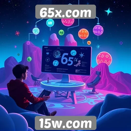 Exploração das funcionalidades interativas do site 65x.com